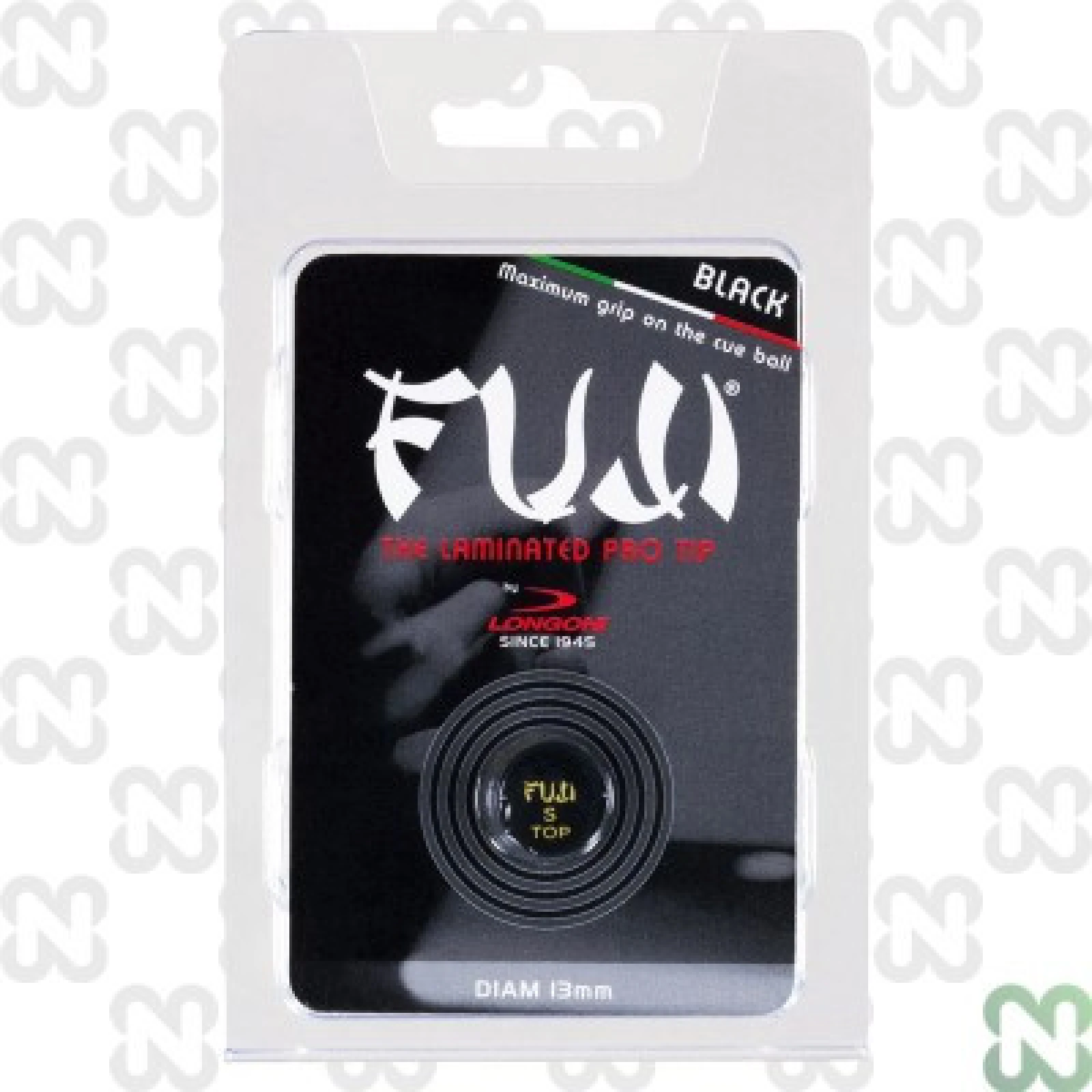 Dákóbőr ragasztható "Fuji" black 13mm, soft · záber 1