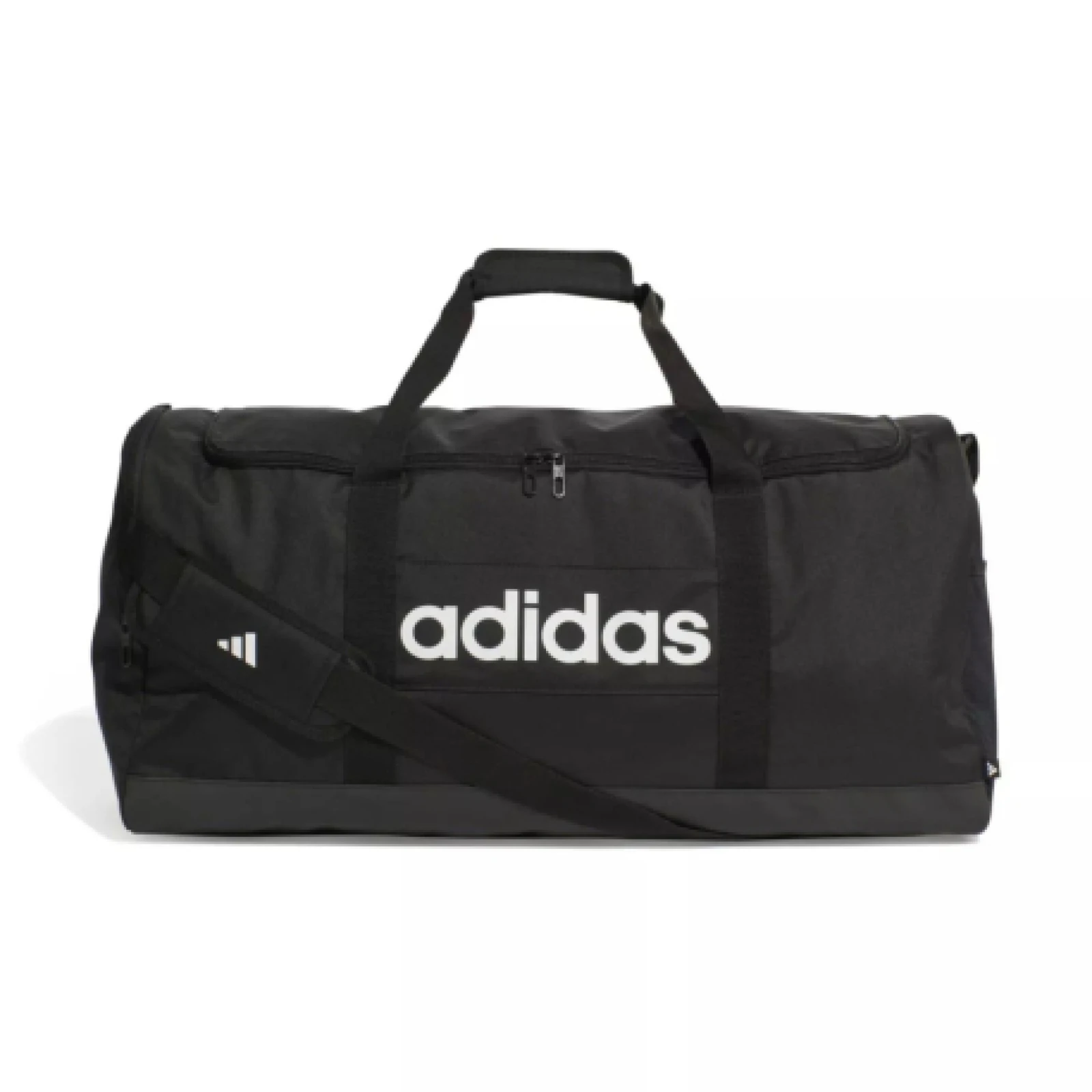 Utazótáska ADIDAS LINEAR DUFFEL L BLACK WHITE · záber 7