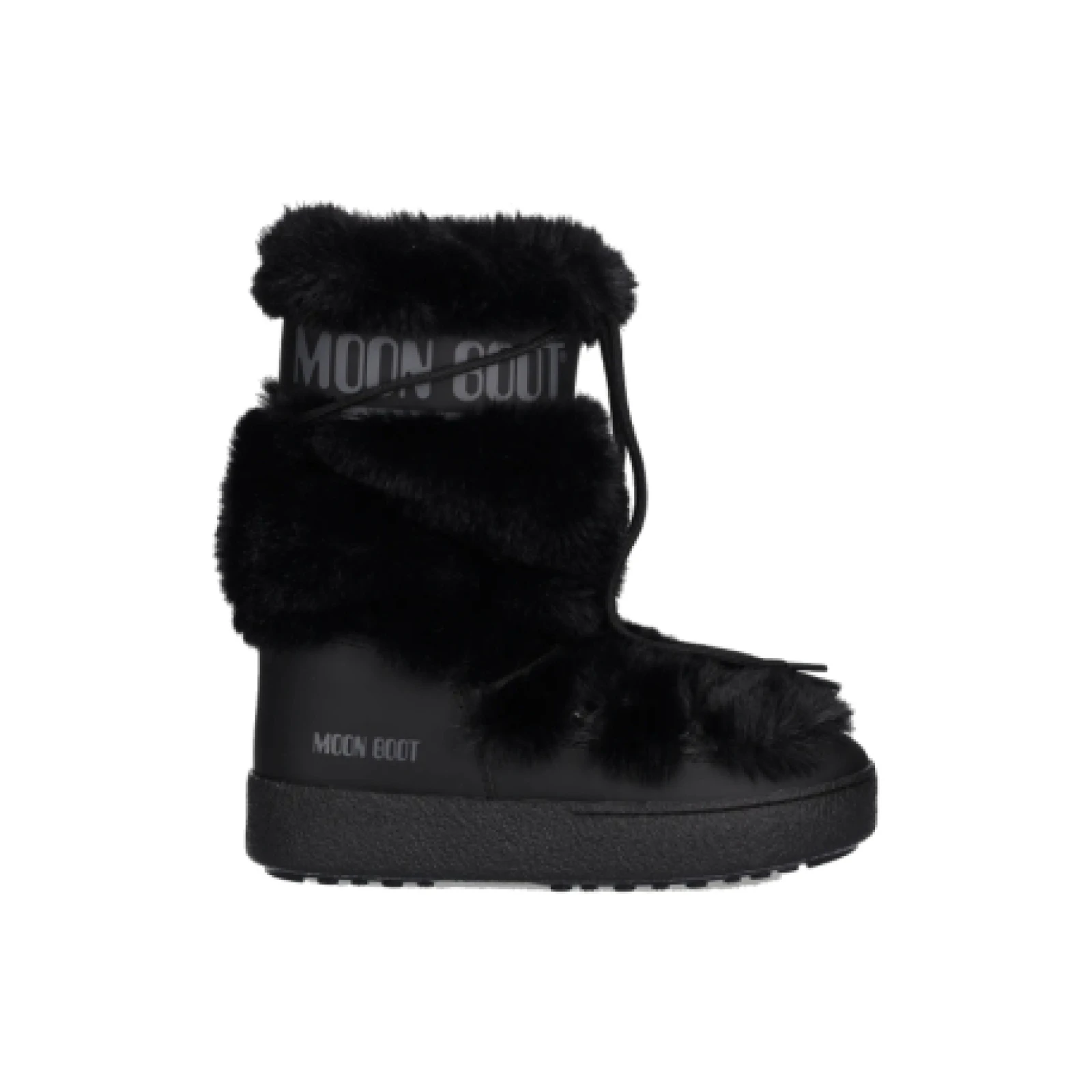 Női magas téli csizmák MOON BOOT MB LTRACK FAUX FUR HIGH, N001 BLACK · záber 1
