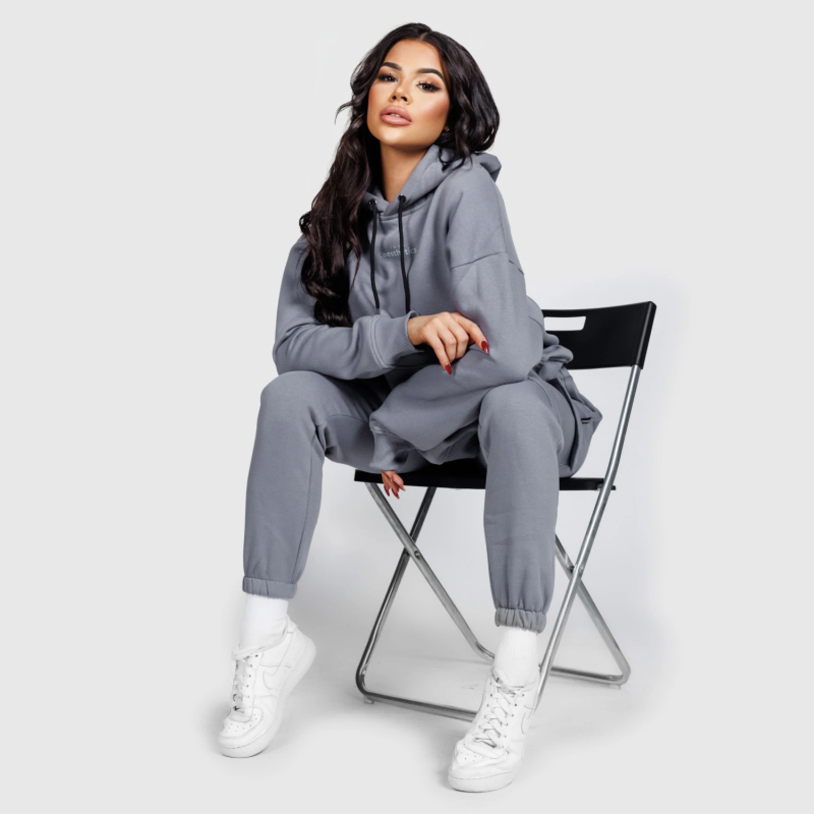 Női oversize szett Iron Aesthetics Cargo, szürke · záber 3