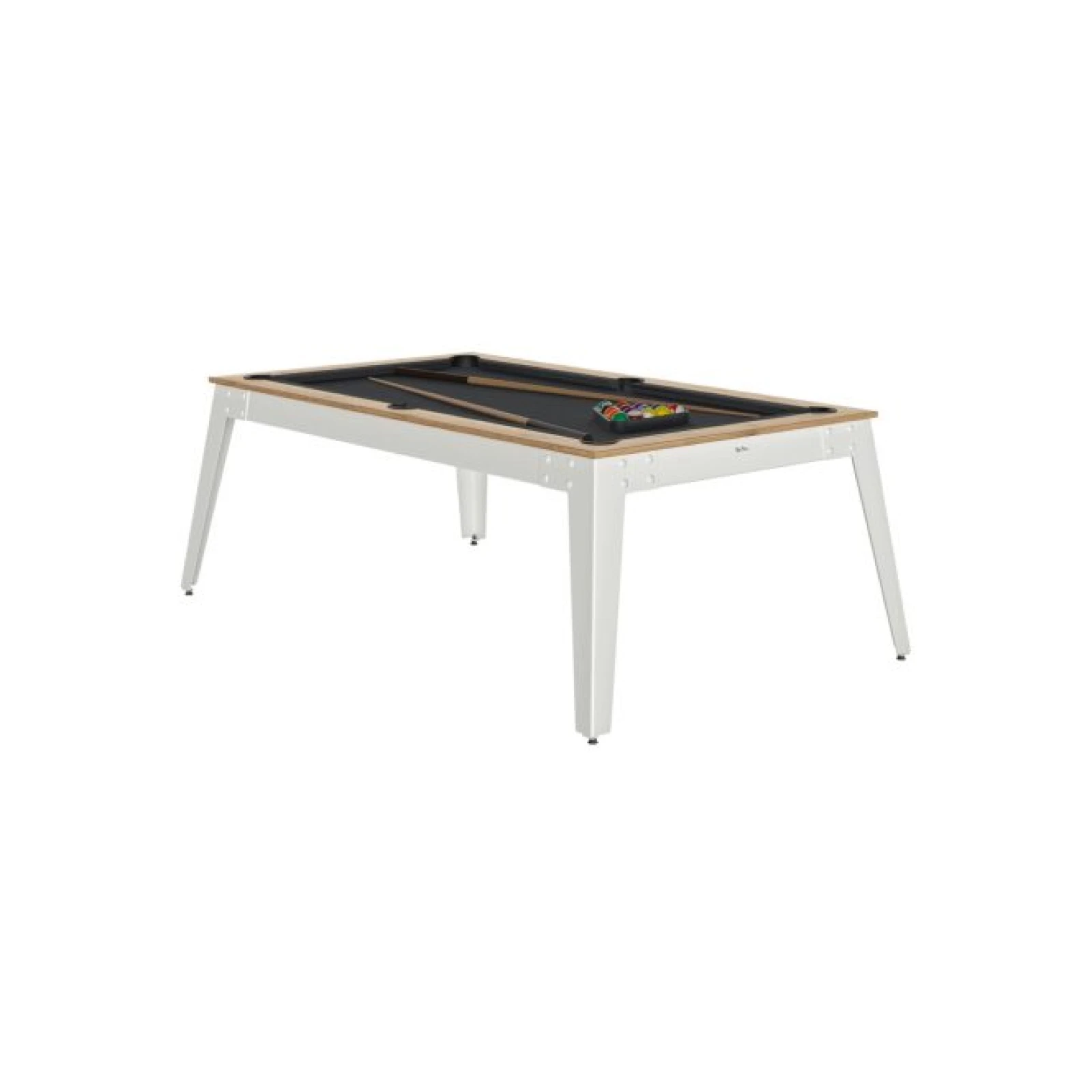 Rene Pierre Billard Steel Chêne sablé / blanc luxus billiárd asztal · záber 2