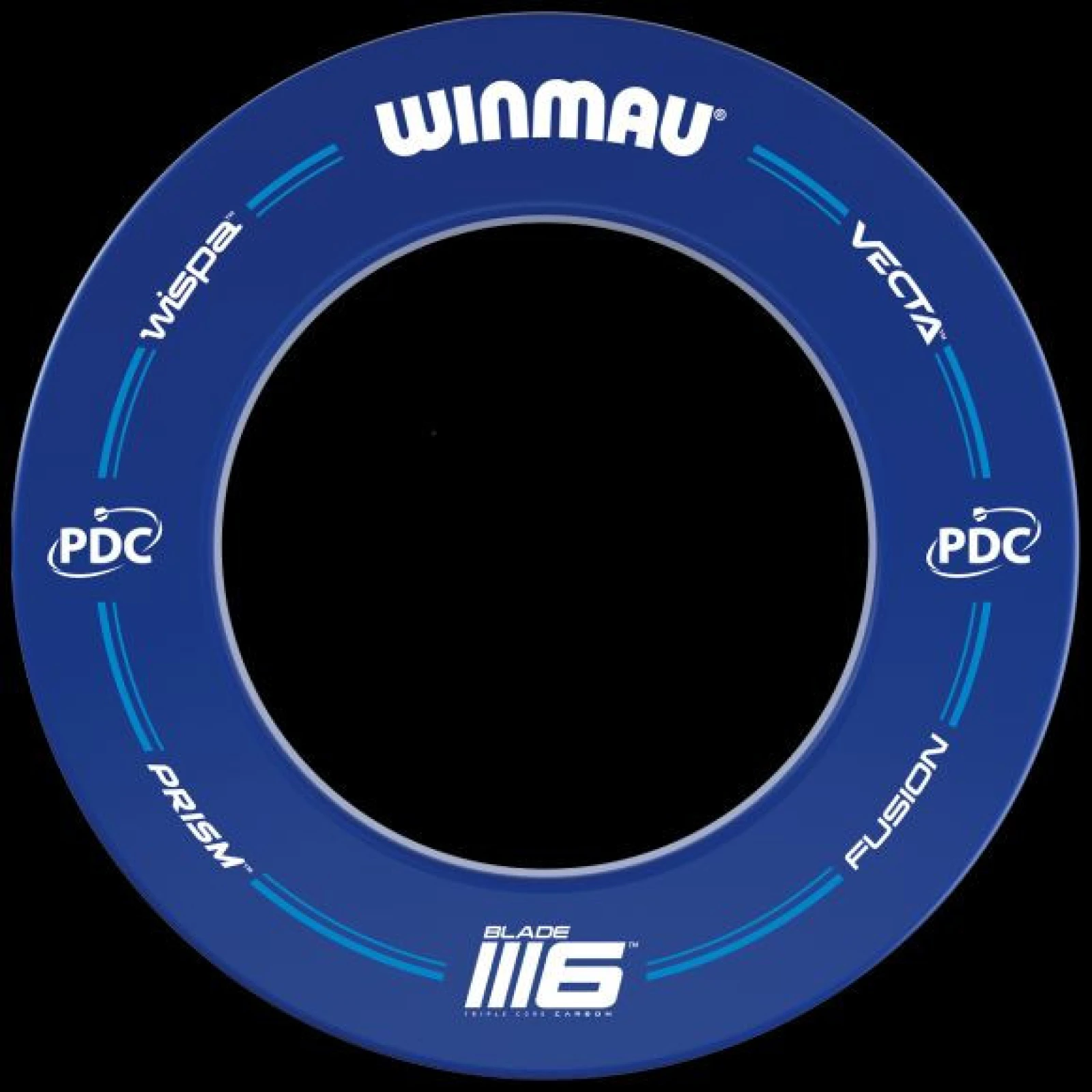 FALVÉDŐ DART TÁBLA KÖRÉ, WINMAU PDC LOGÓS KÉK · záber 1