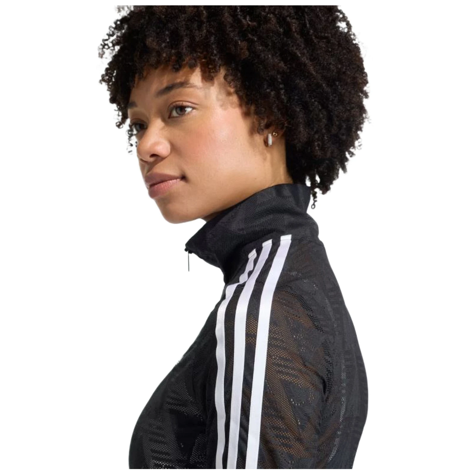 Női cipzáras pulóver ADIDAS ORIGINALS FIREBIRD LACETT BLACK · záber 10