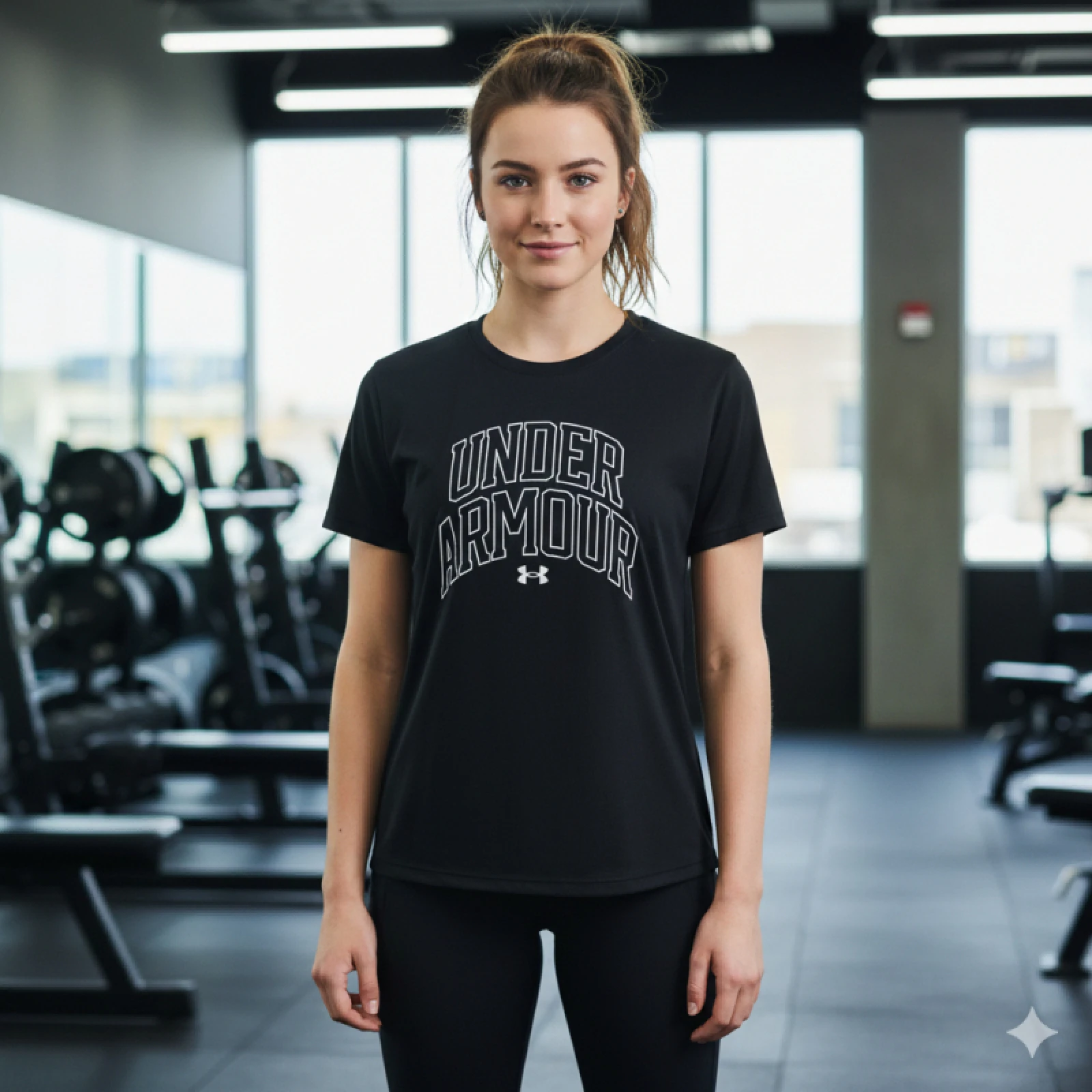 Lány edzőpóló rövid ujjú UNDER ARMOUR Tech Varsity Graphic SS · záber 4