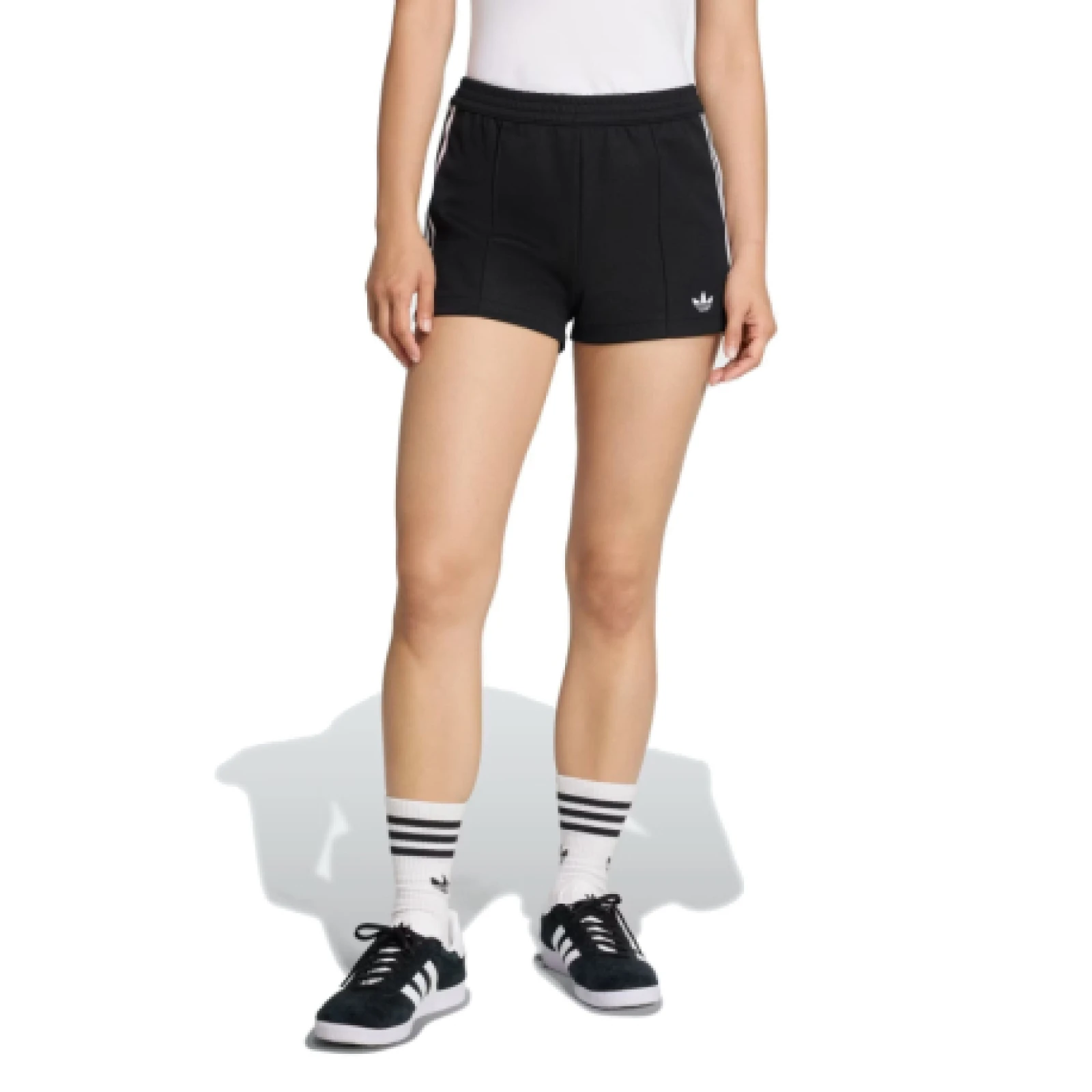 Női sortok ADIDAS ORIGINALS CLASSIC SHORTS BLACK WHITE · záber 1