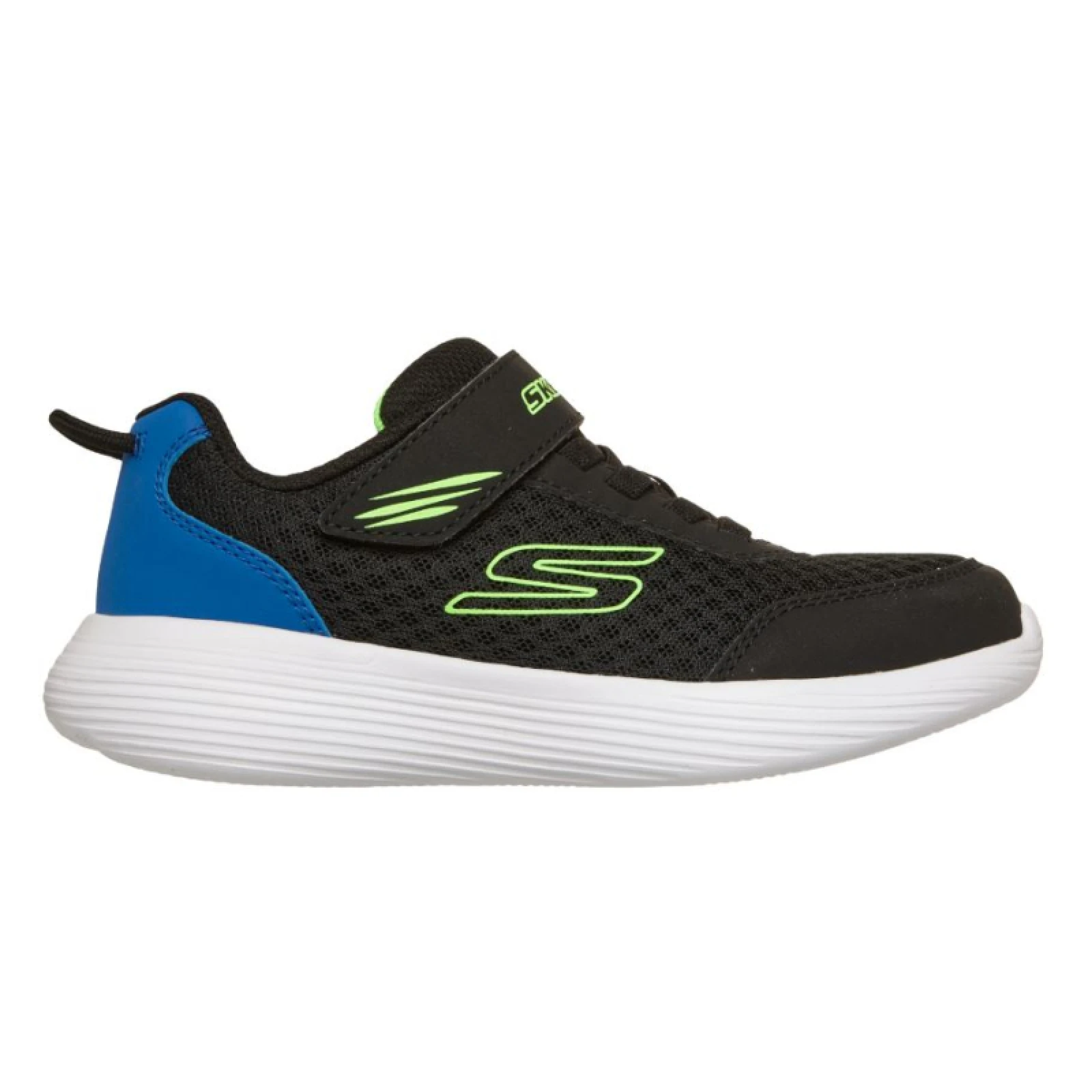 Fiú szabadidőcipők SKECHERS Go Run 400 V2 K black blue lime · záber 2