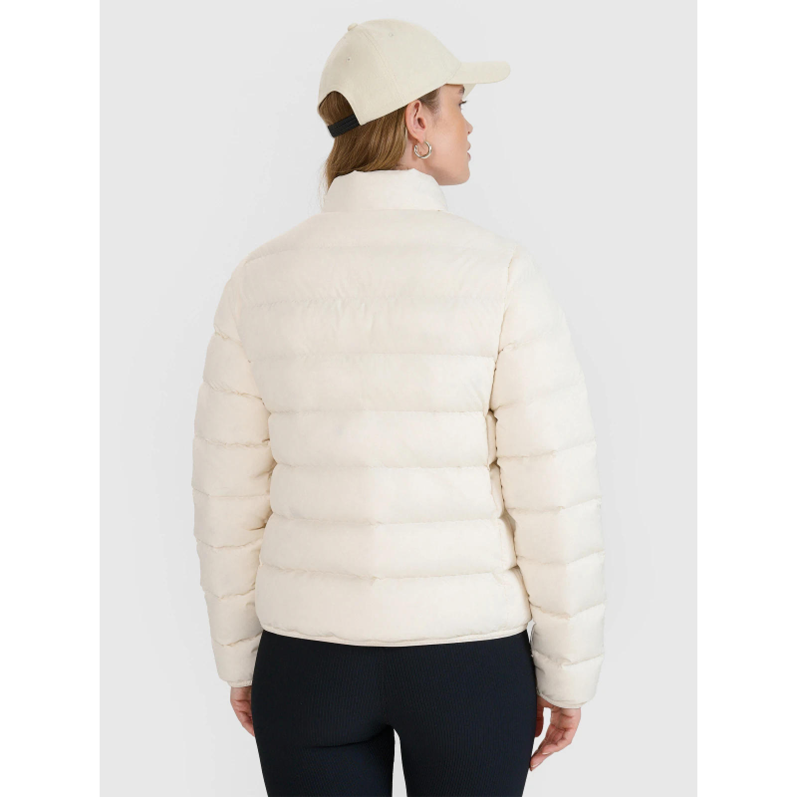 Női dzseki 4F DOWN JACKET-WSS25TDJAF536-11S-OFF WHITE · záber 5
