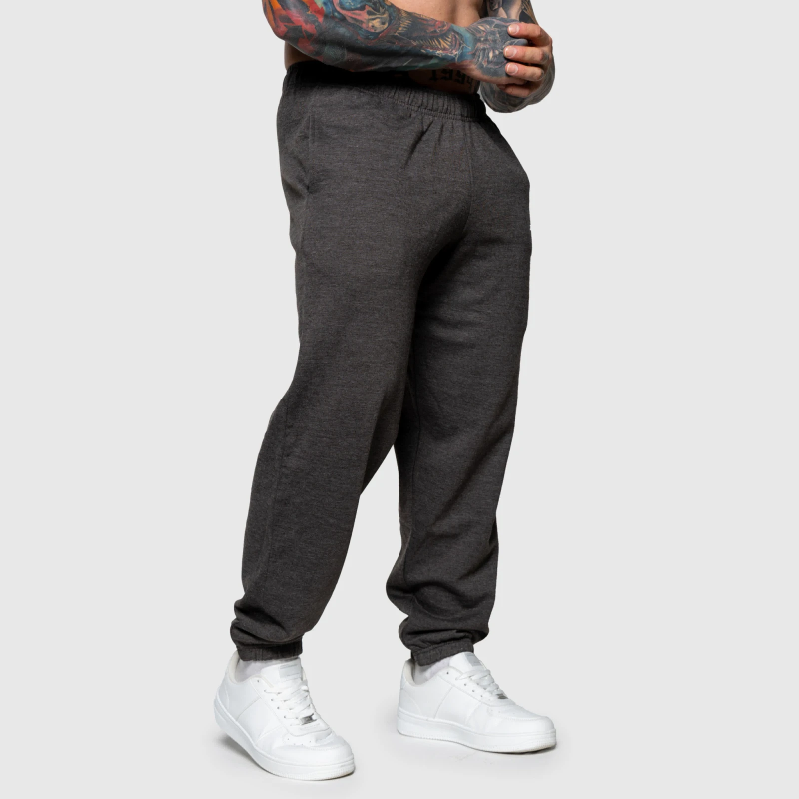 Oversized melegítőnadrág Iron Aesthetics Relaxed, charcoal · záber 5