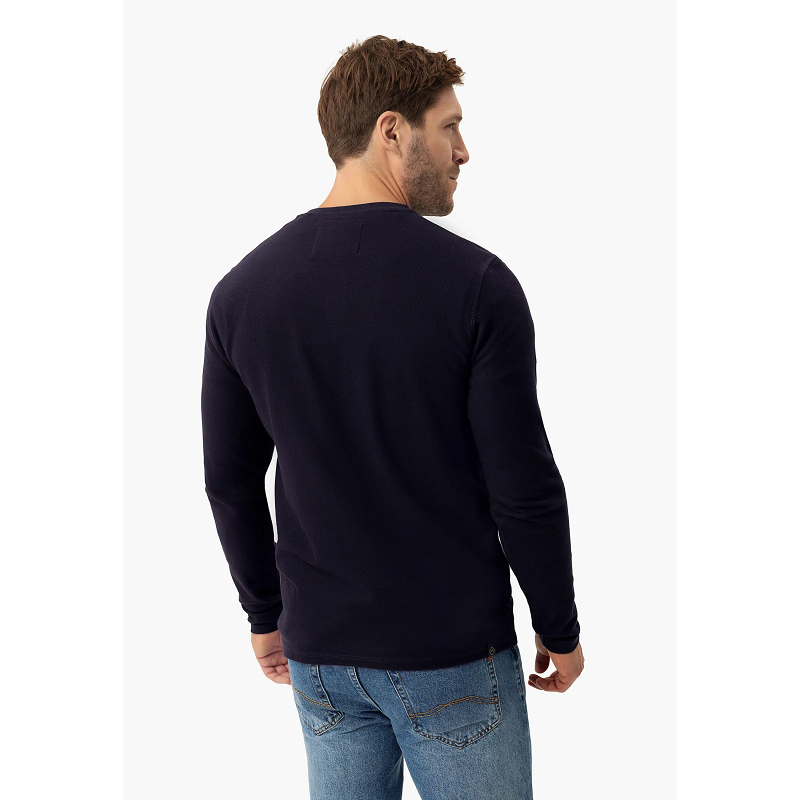 Férfi hosszú ujjú póló VOLCANO L-ONYX-NAVY · záber 8