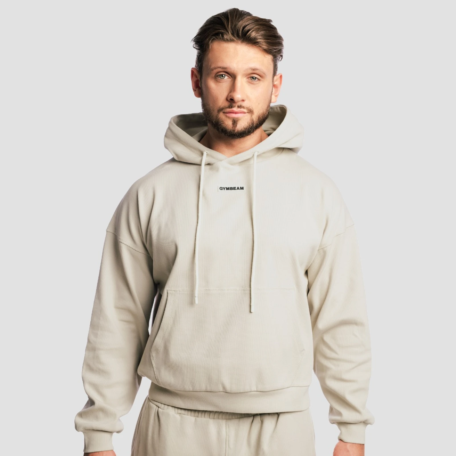 GymBeam Aura Hoodie Grey · záber 1