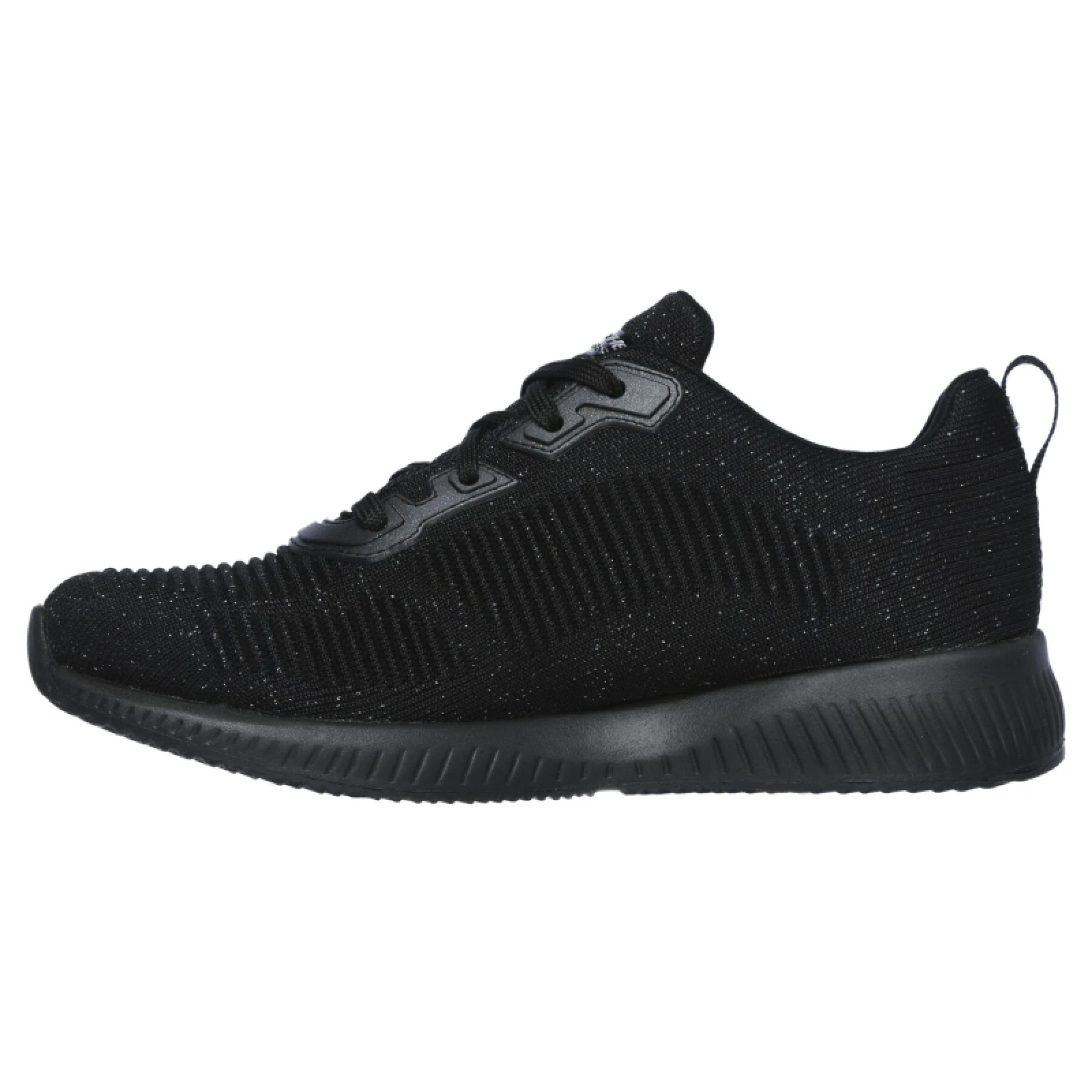 Női szabadidőcipők SKECHERS Bobs Sport Squad Total Glam black silver · záber 3