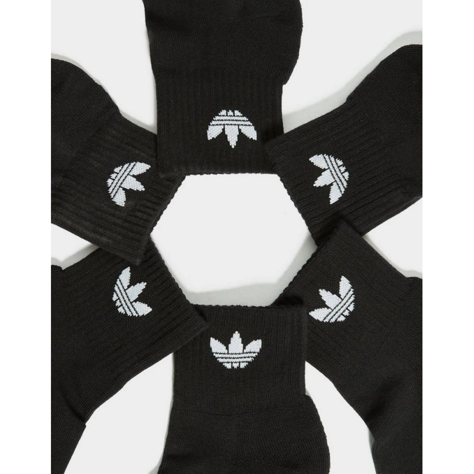Zoknik ADIDAS ORIGINALS 6 PACK-MID ANKLE SCK-BLACK · záber 5