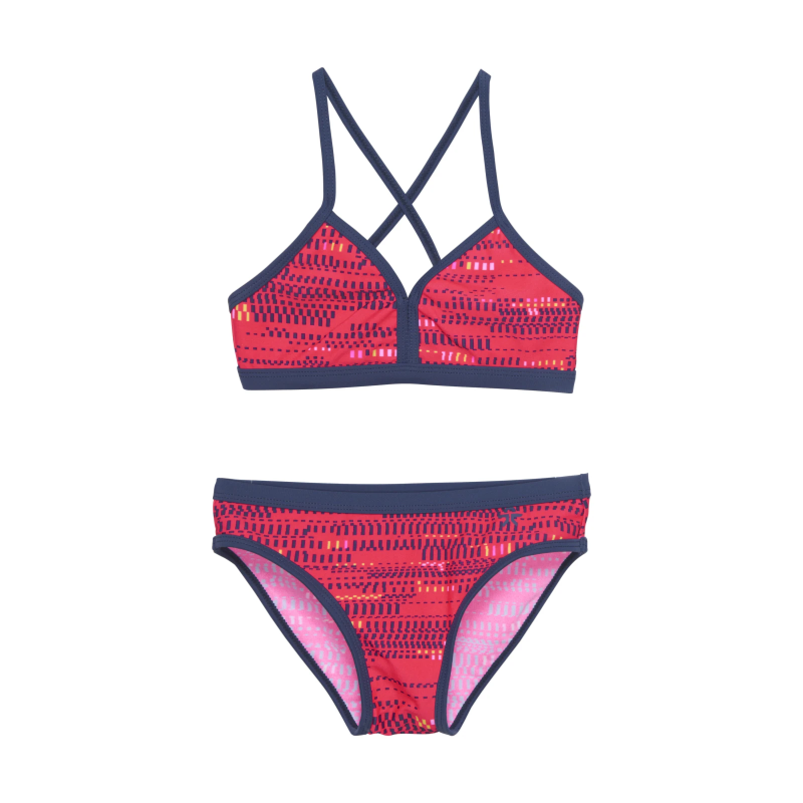 Lány fürdőruhák COLOR KIDS Bikini - AOP, diva pink · záber 2