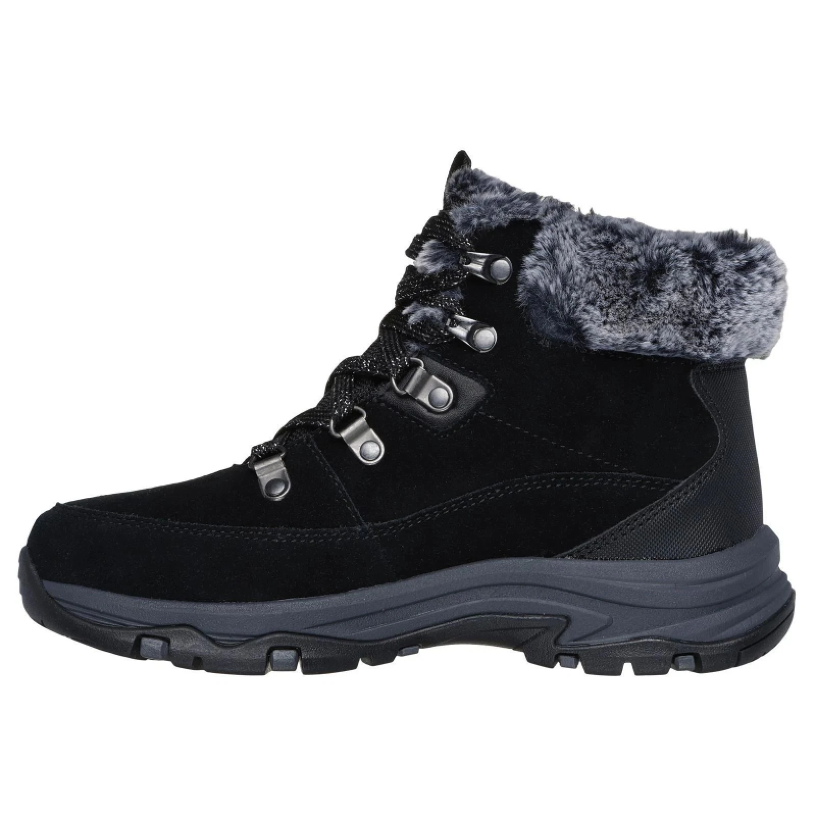 Női bokacsizmák télen SKECHERS Trego Snow Worries W natural · záber 3