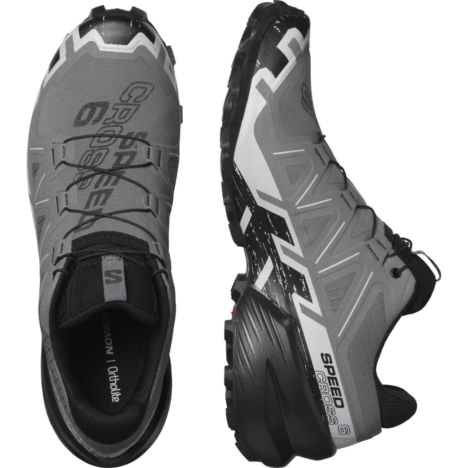 Férfi futó trail cipők SALOMON Speedcross 6 M quiet shade black pearl blue · záber 4
