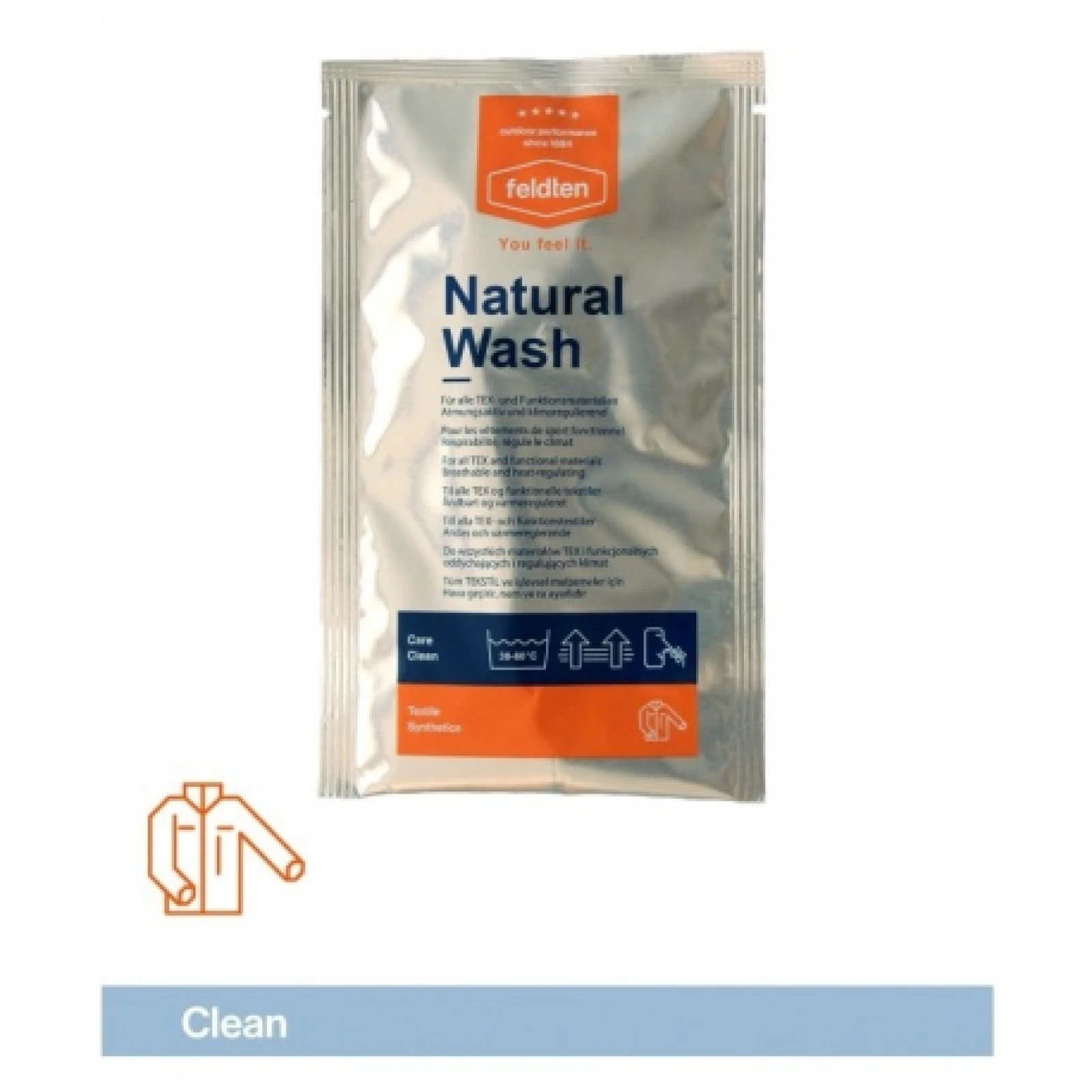 Textilápoló termék FELDTEN Natural Wash 50 ml, CZ SK PL HU · záber 1