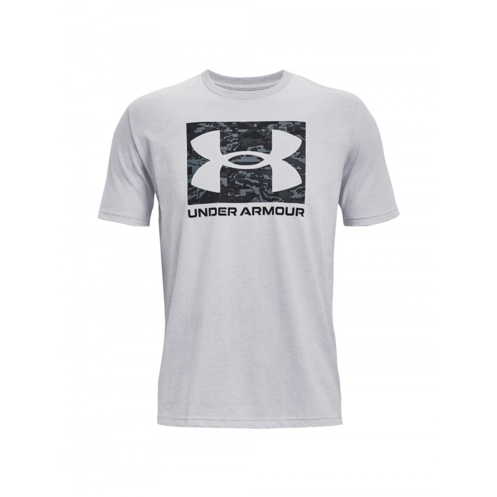 Férfi rövid ujjú póló UNDER ARMOUR UA ABC CAMO BOXED LOGO SS-GRY · záber 5