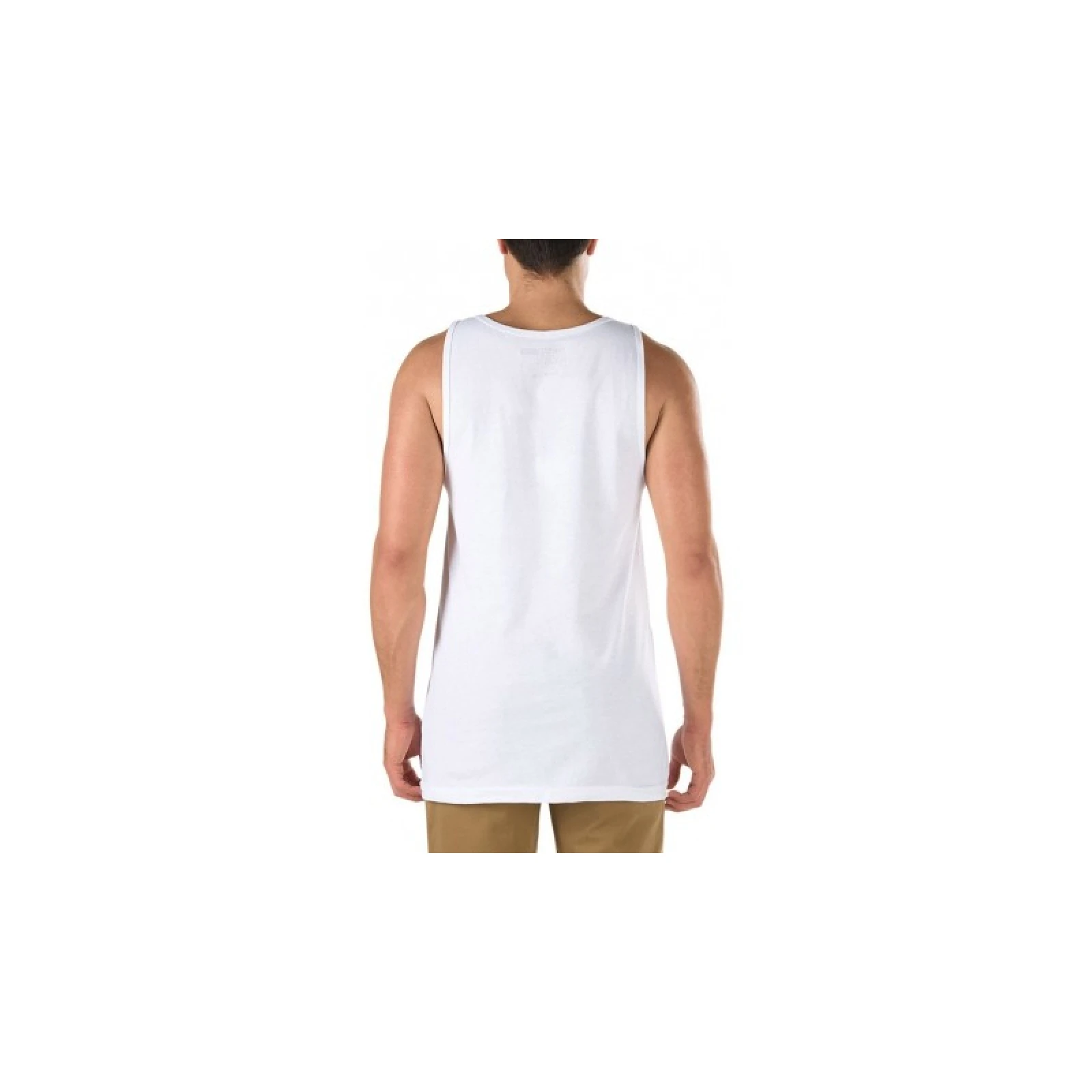 Férfi rövid ujjú póló VANS CLASSIC TANK-WHITE-BLACK · záber 2