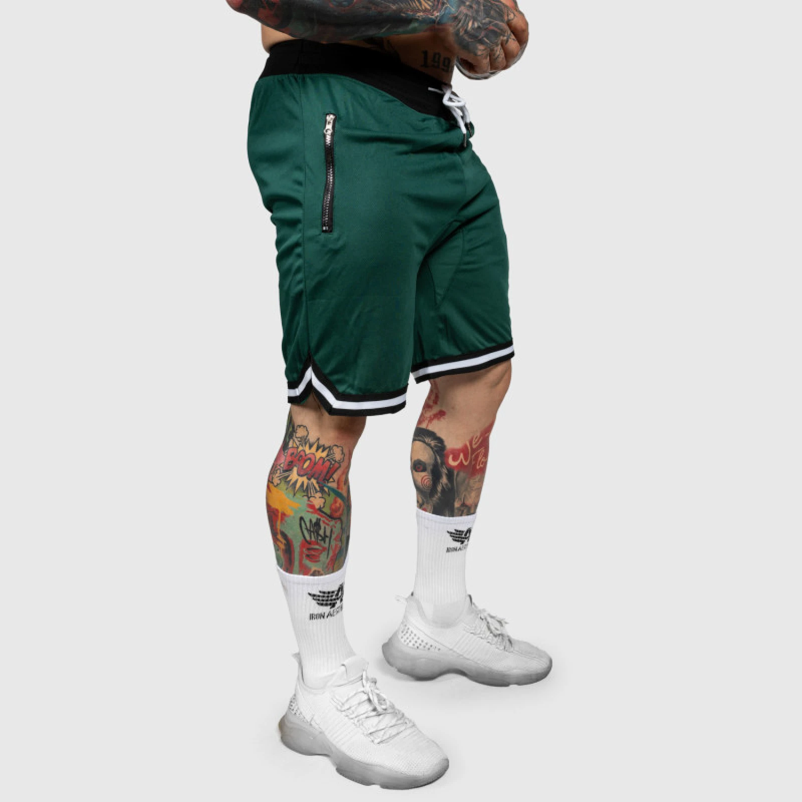 Edzőshort Iron Aesthetics Unleash, zöld · záber 5