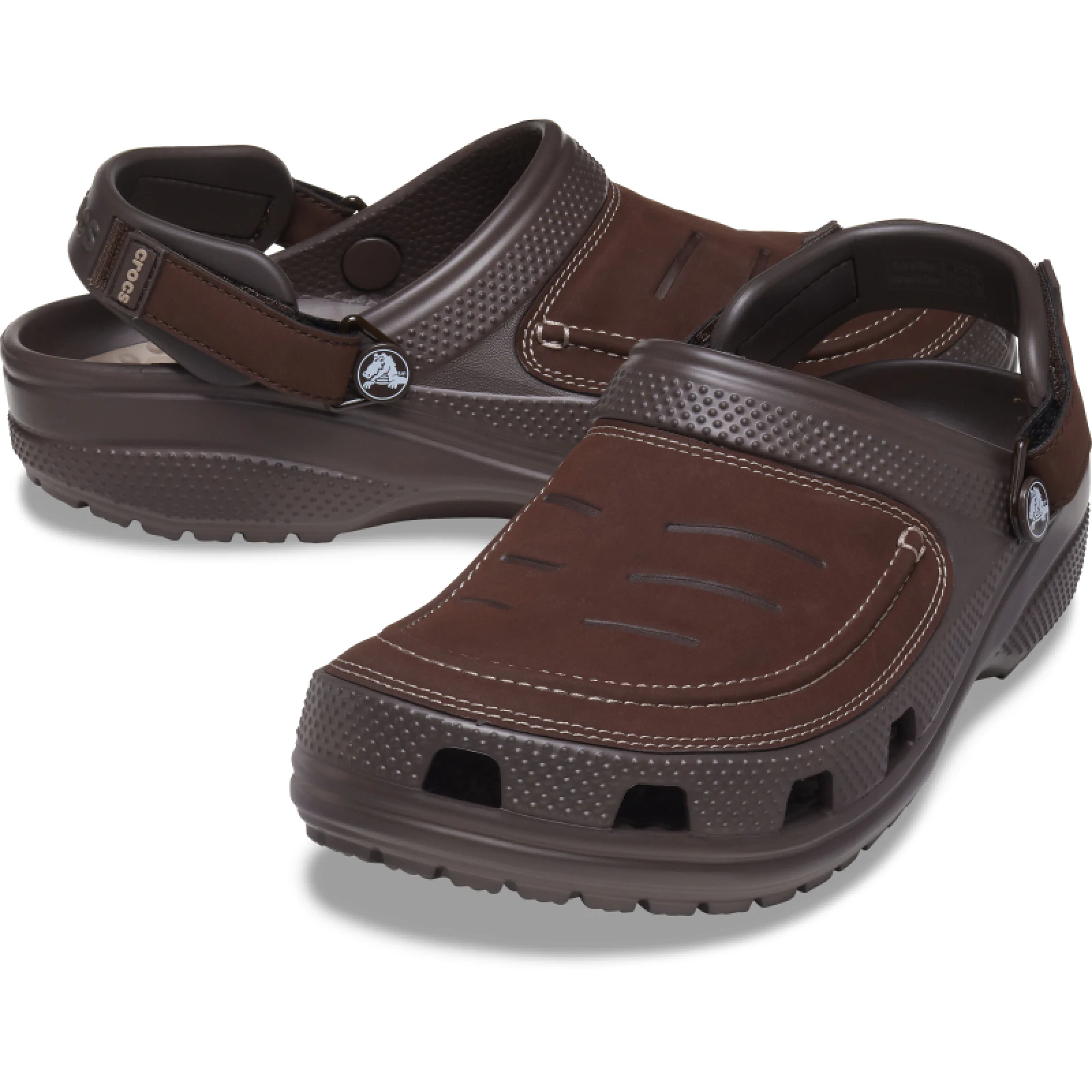 Férfi krokszik (szabadidőcipő) CROCS Yukon Vista II LR Clog M espresso mushroom · záber 5
