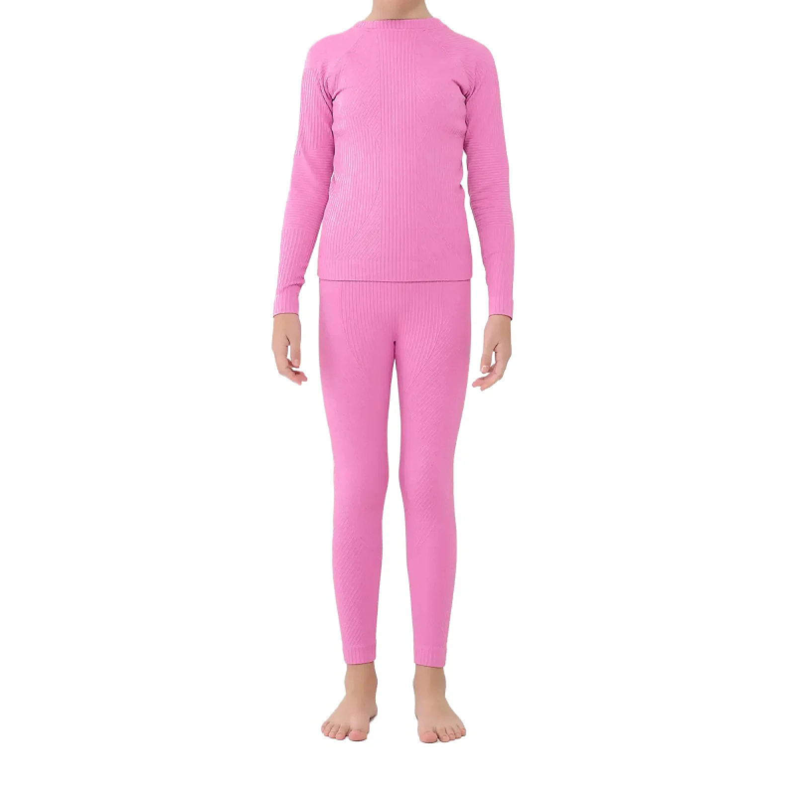 Lányi thermo fehérnemű felső és alsó rész 4F JUNIOR SEAMLESS UNDERWEAR F251-4FJWAW25USEAF251-55S-HOT PINK - Pohlavie: Gyerek · záber 2