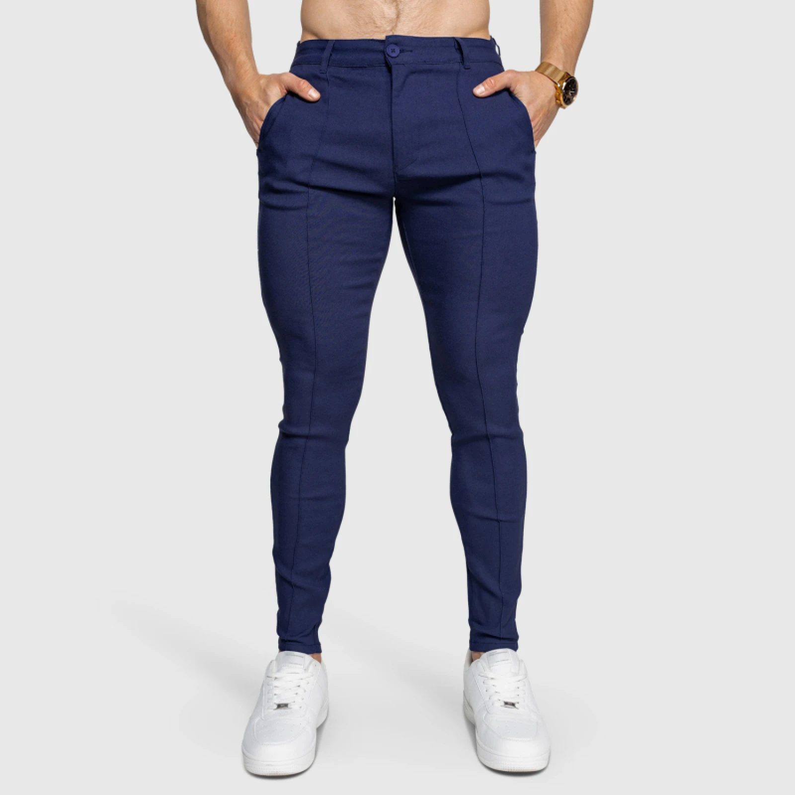 Sztreccs nadrág Iron Aesthetics Excellence, navy · záber 2