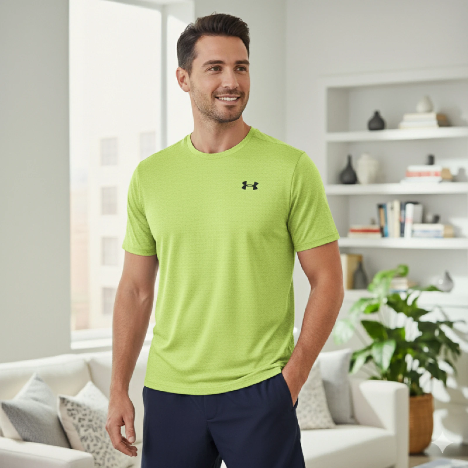 Férfi rövid ujjú futó póló UNDER ARMOUR UA LAUNCH SHORTSLEEVE · záber 8