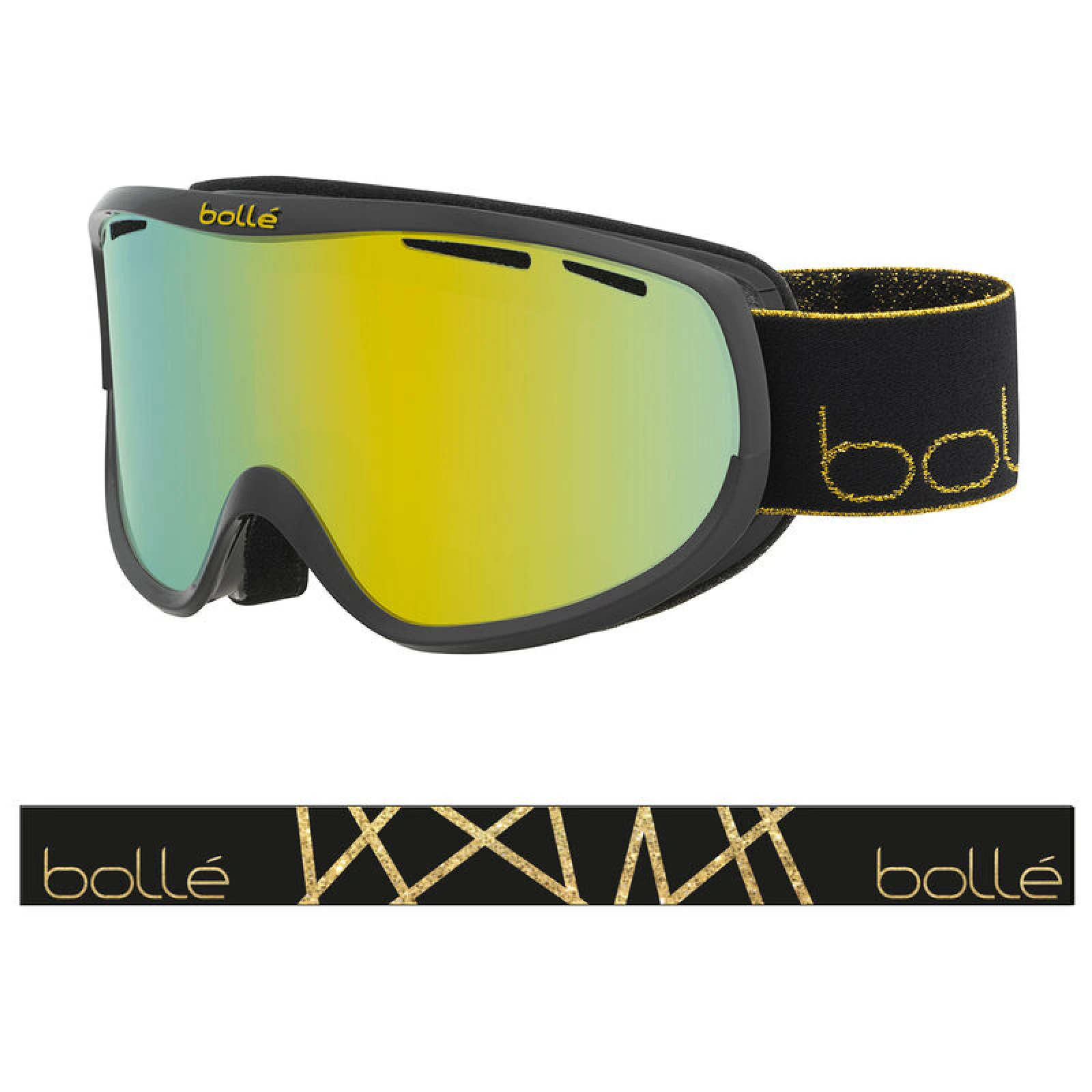Síszemüveg BOLLE SIERRA - BLACK & GOLD SHINY - SUNSHINE · záber 2