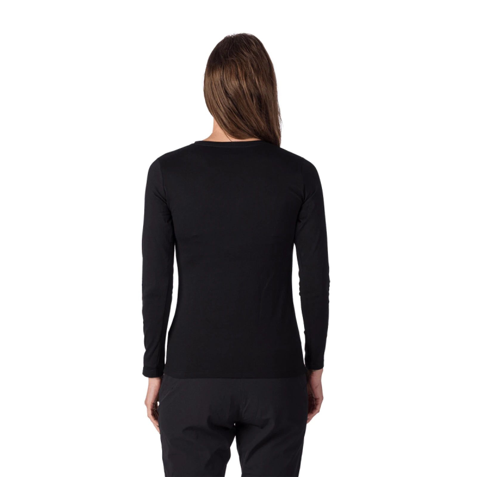 Női túrázó hosszú ujjú póló NORTHFINDER HAILIE-269black · záber 5