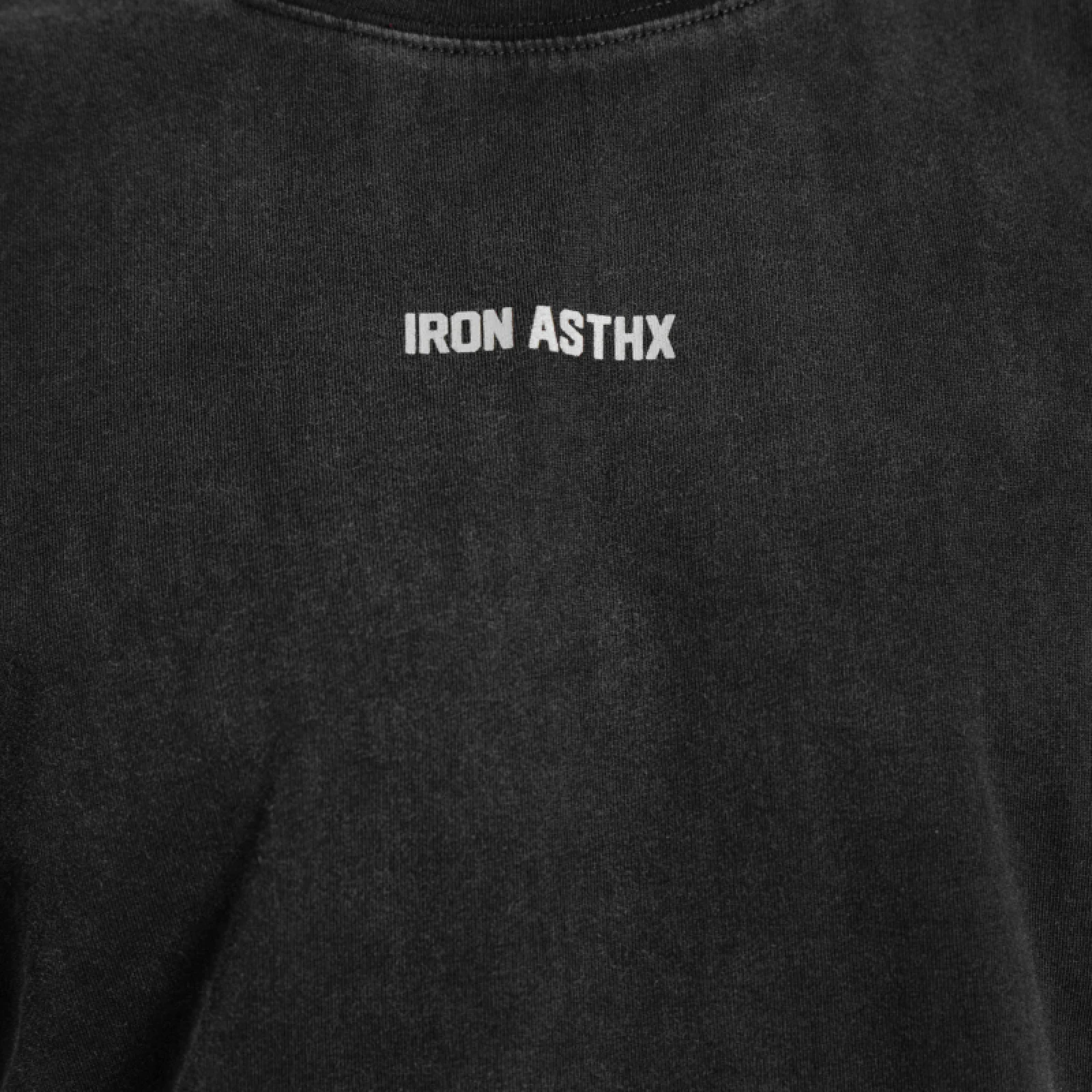 Férfi póló Iron Aesthetics X Washed, fekete · záber 5