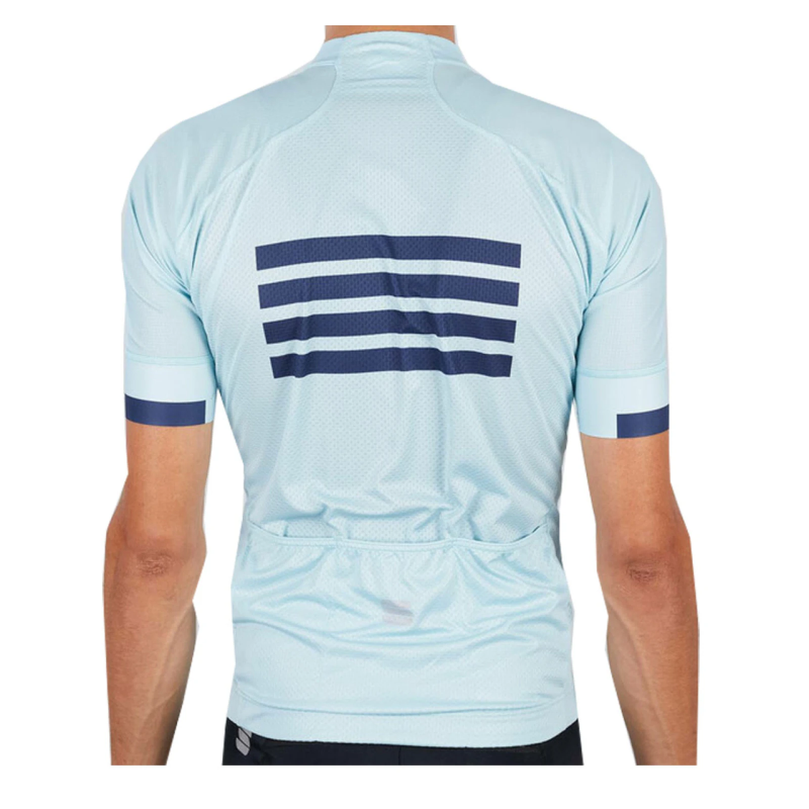 Férfi rövidujjú kerékpáros mez SPORTFUL Wire jersey, blue sky blue blue sea · záber 2