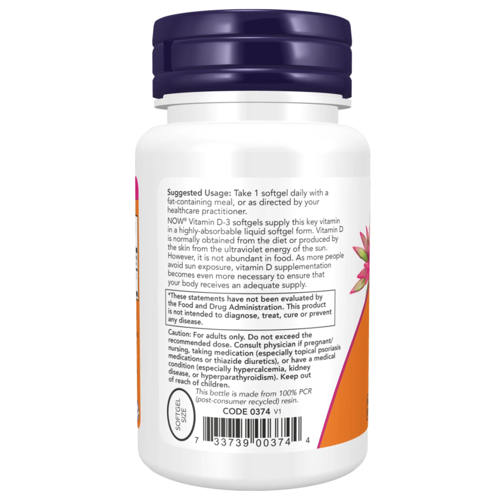 D-3 5,000 IU - 120 Softgels · záber 3