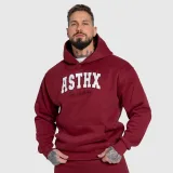 Oversized pulcsi Iron Aesthetics ASTHX, bordó · záber 5