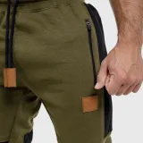 Jogger melegítőnadrág Iron Aesthetics ELEMENT, katonazöld · záber 5