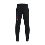 Fiú melegített melegítőnadrágok UNDER ARMOUR UA Armour Fleece Graphic Jgr-BLK · záber 1
