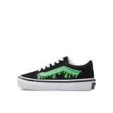 Fiú utcai cipők VANS UY Old Skool (Suede Canvas) glow slime black green · záber 3