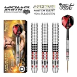 darts szett steel Shot Michael Smith Achieve 25g, 90% wolfram gravírozott · záber 4