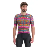 Férfi rövidujjú kerékpáros mez SPORTFUL Glitch bomber jersey, multicolor blue · záber 1
