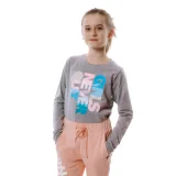 Lány hosszú ujjú póló AUTHORITY KIDS T-NEVER navy · záber 8