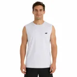Férfi ujjatlan póló 4F SLEEVELESS M306-10S-WHITE · záber 1