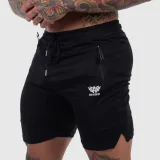 Sportos short Iron Aesthetics Lightning, fekete · záber 1