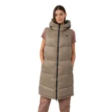 Női mellény 4F VEST-AW23TVESF074-82S-LIGHT BROWN · záber 1
