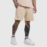 Férfi rövidnadrág Iron Aesthetics X Washed, bézs · záber 2