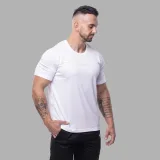 Férfi sportpóló Iron Aesthetics Training, fehér · záber 3