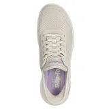 Női szabadidőcipők SKECHERS Go Walk Flex Grand Entry Slip-Ins W off white · záber 4