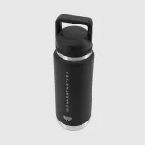 Rozsdamentes acél kulacs Iron Aesthetics TwinCap 800 ml, fekete · záber 4
