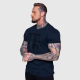 Férfi póló Iron Aesthetics Slash, navy · záber 5