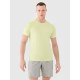 Férfi rövid ujjú edzőpóló 4F TSHIRT FNK M1343-45S-CANARY GREEN · záber 2