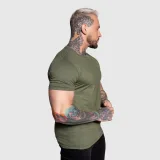 Férfi sportpóló Iron Aesthetics Circle, katonazöld · záber 5