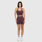 Női sportszett Iron Aesthetics Ultimate short, plum · záber 2